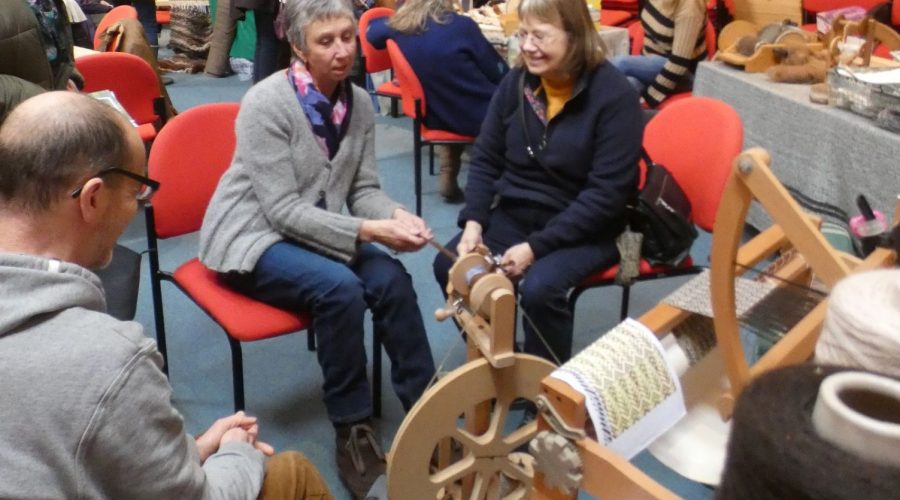spinning at craft and create event